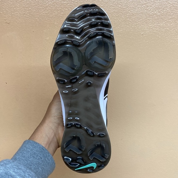 Nike React Air Zoom Infinity Tour NEXT% Spikeless Golf Shoes “Black Gray White” - Picture 10 of 17